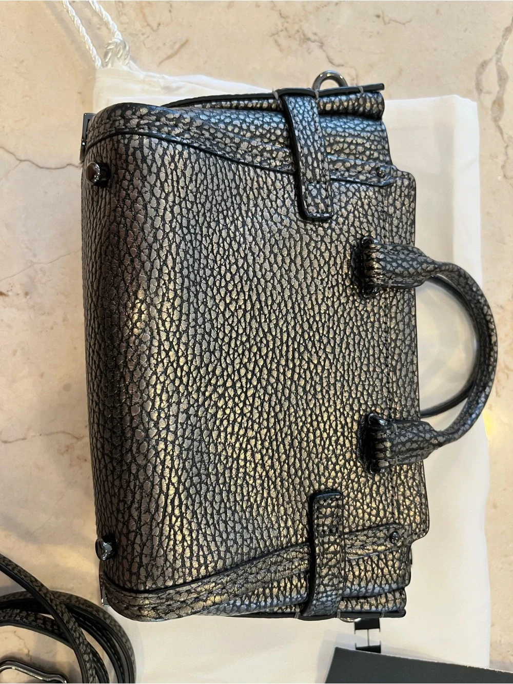 Coach Swagger Micro Metallic Bag